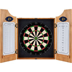 VAF 21 in. Detroit Panthers Wood Dart Board Cabinet Set