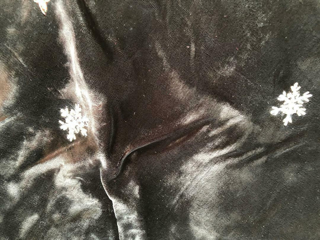 Sudha Pennathur NWT Blaclk Velvet YORK CITY SKYLINE TREE SKIRT ($1395) w/tax