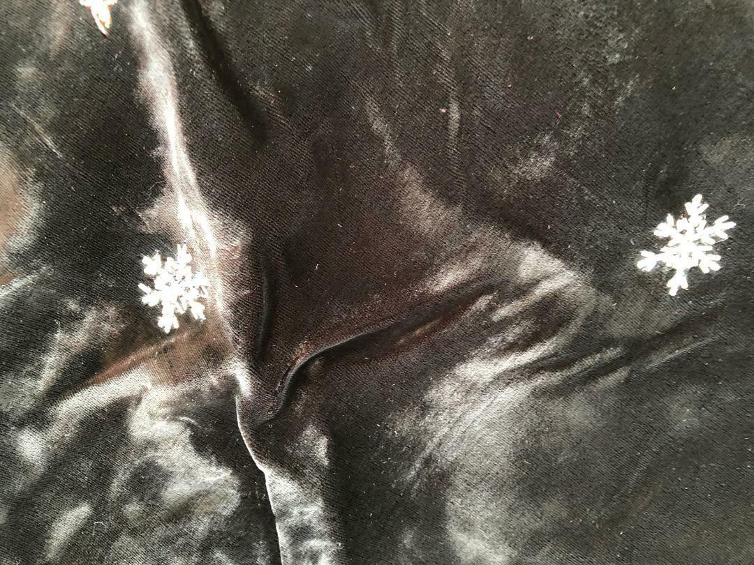 Sudha Pennathur NWT Blaclk Velvet YORK CITY SKYLINE TREE SKIRT ($1395) w/tax