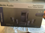 projection tv, screen, surround sound