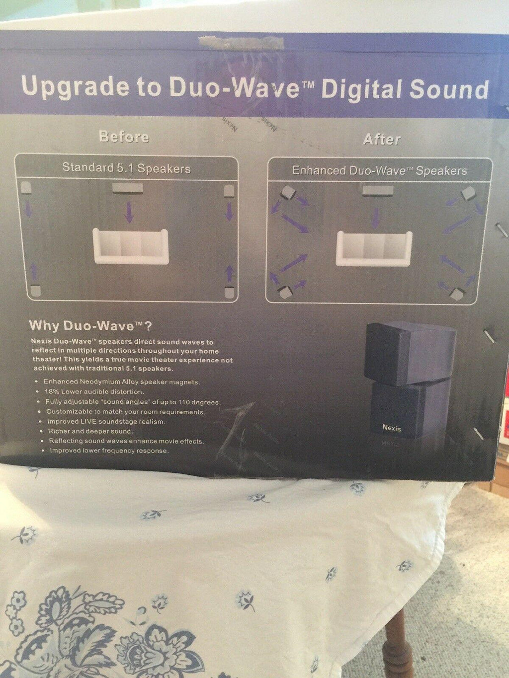 projection tv, screen, surround sound