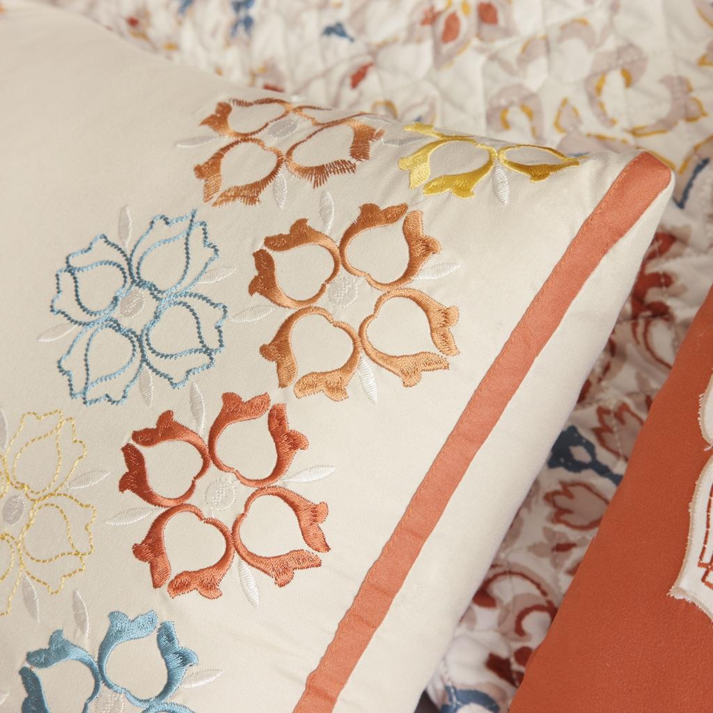 Home Essence Neda 6 Piece Quilted Coverlet Bedding Set