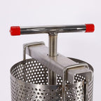 manual honey extractor, beeswax extractor beekeeping tool, stainless steel press machine for home restaurant bee farms, wax beekeeping presser for wax wine fruit vegetable