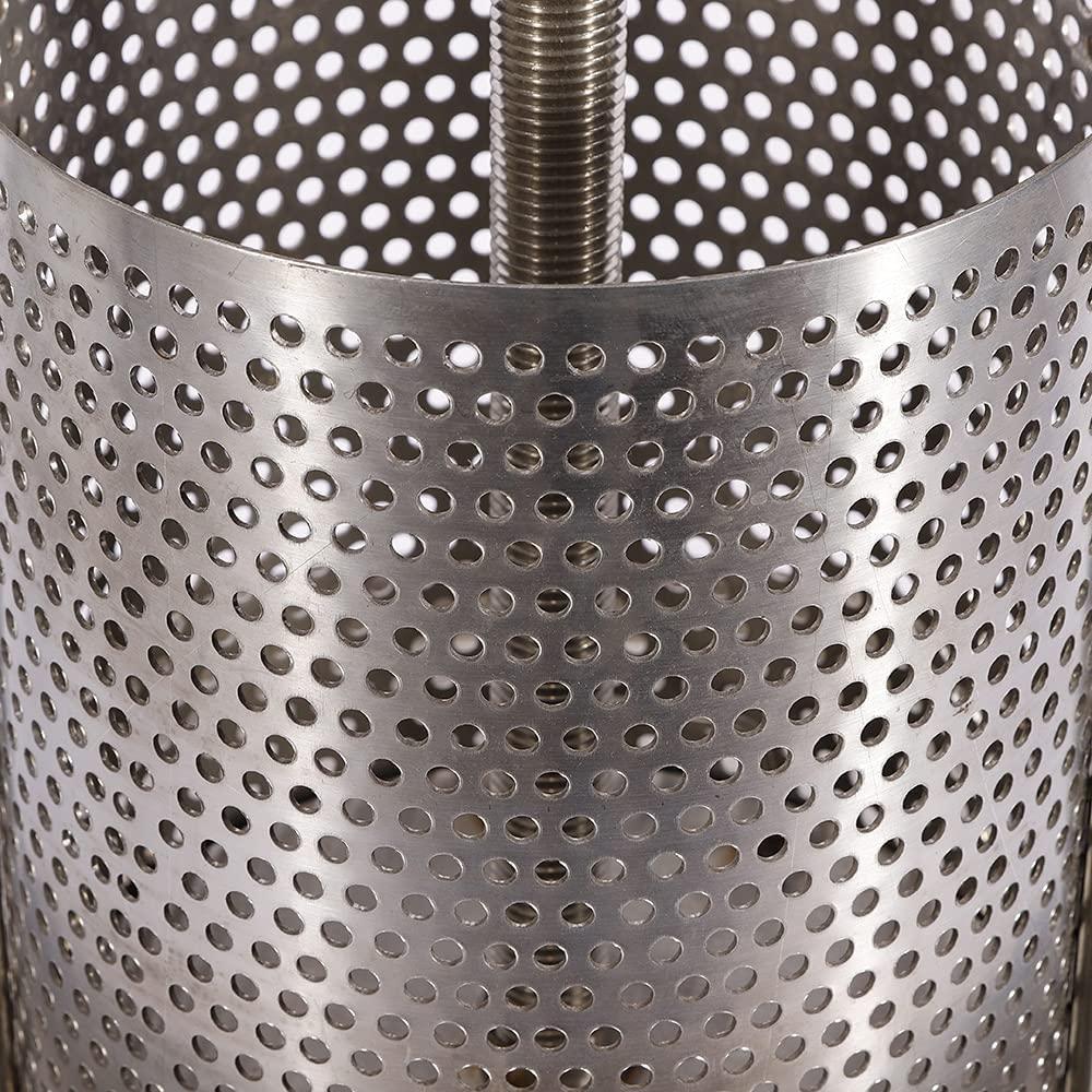 manual honey extractor, beeswax extractor beekeeping tool, stainless steel press machine for home restaurant bee farms, wax beekeeping presser for wax wine fruit vegetable
