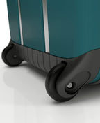 Flex Vega Cabin Plus Collapsible Suitcase - Fully Collapsible, Hardshell, Silent, Coated Wheels for Smooth Gliding, Scratch, Water &amp; Impact Resistant Carry-On 21-Inch (11.8 Gal packing volume), Deep Lagoon