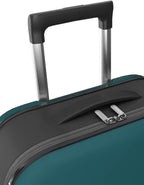 Flex Vega Cabin Plus Collapsible Suitcase - Fully Collapsible, Hardshell, Silent, Coated Wheels for Smooth Gliding, Scratch, Water &amp; Impact Resistant Carry-On 21-Inch (11.8 Gal packing volume), Deep Lagoon