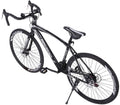 Aluminum Road Bike, 21 Speed Disc Brakes Aluminum Frame Road Bicycles Begasso s Full Suspension Road Bike, 700c Dual Disk Brake  Release Racing Bicycles (Blue/White)