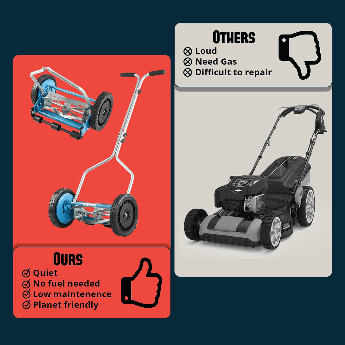 American Lawn Mower 1304-14SK2 14-Inch 5-Blade Reel Mower with Sharpener