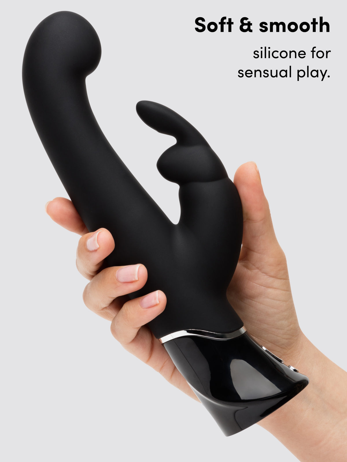 Fifty Shades of Grey Greedy Girl G-Spot Rabbit Vibrator, Black