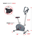 Sunny Health &amp; Fitness Magnetic Resistance Upright Bike - SF-B2906