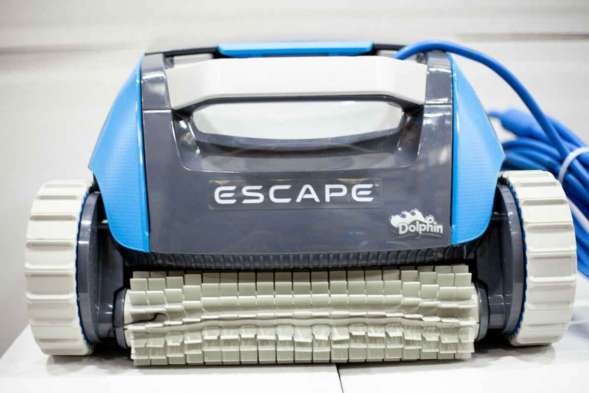 dolphin escape robotic pool cleaner for above ground pools - excellent condition