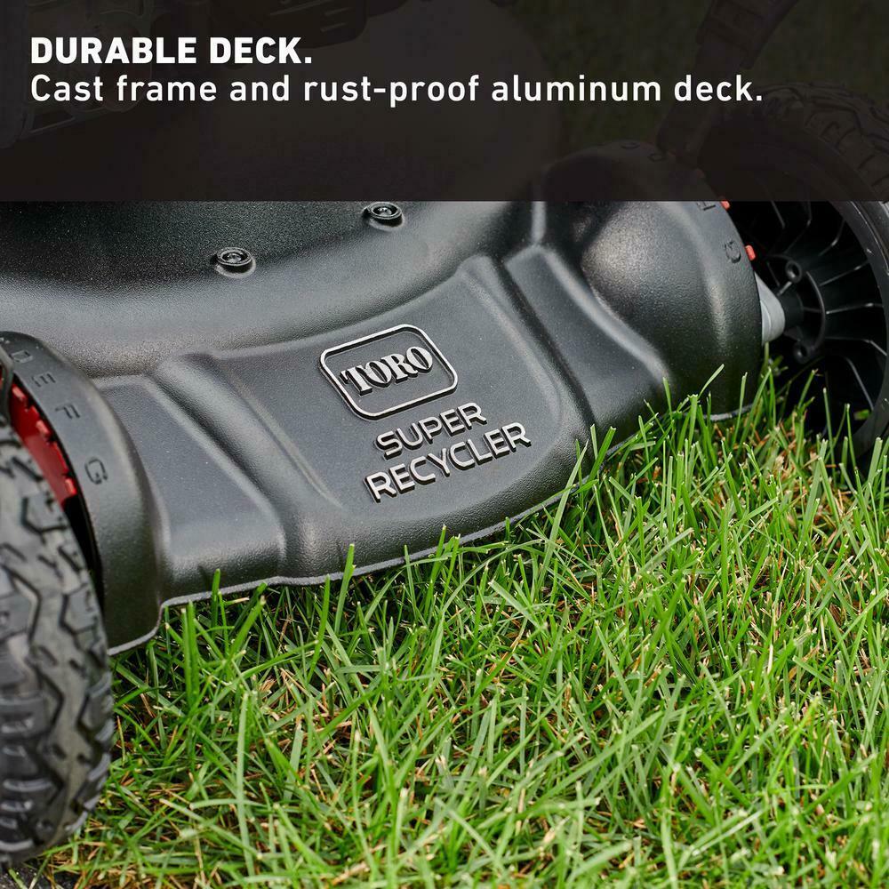 Self Propelled Lawn Mower 21 in. 163cc Engine F Handle Aluminum