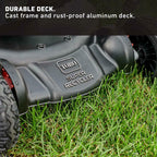 Self Propelled Lawn Mower 21 in. 163cc Engine F Handle Aluminum