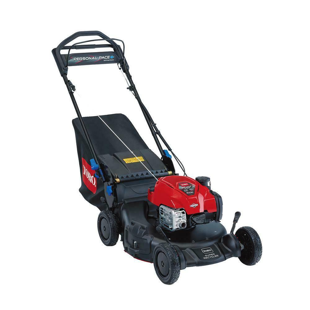 Self Propelled Lawn Mower 21 in. 163cc Engine F Handle Aluminum