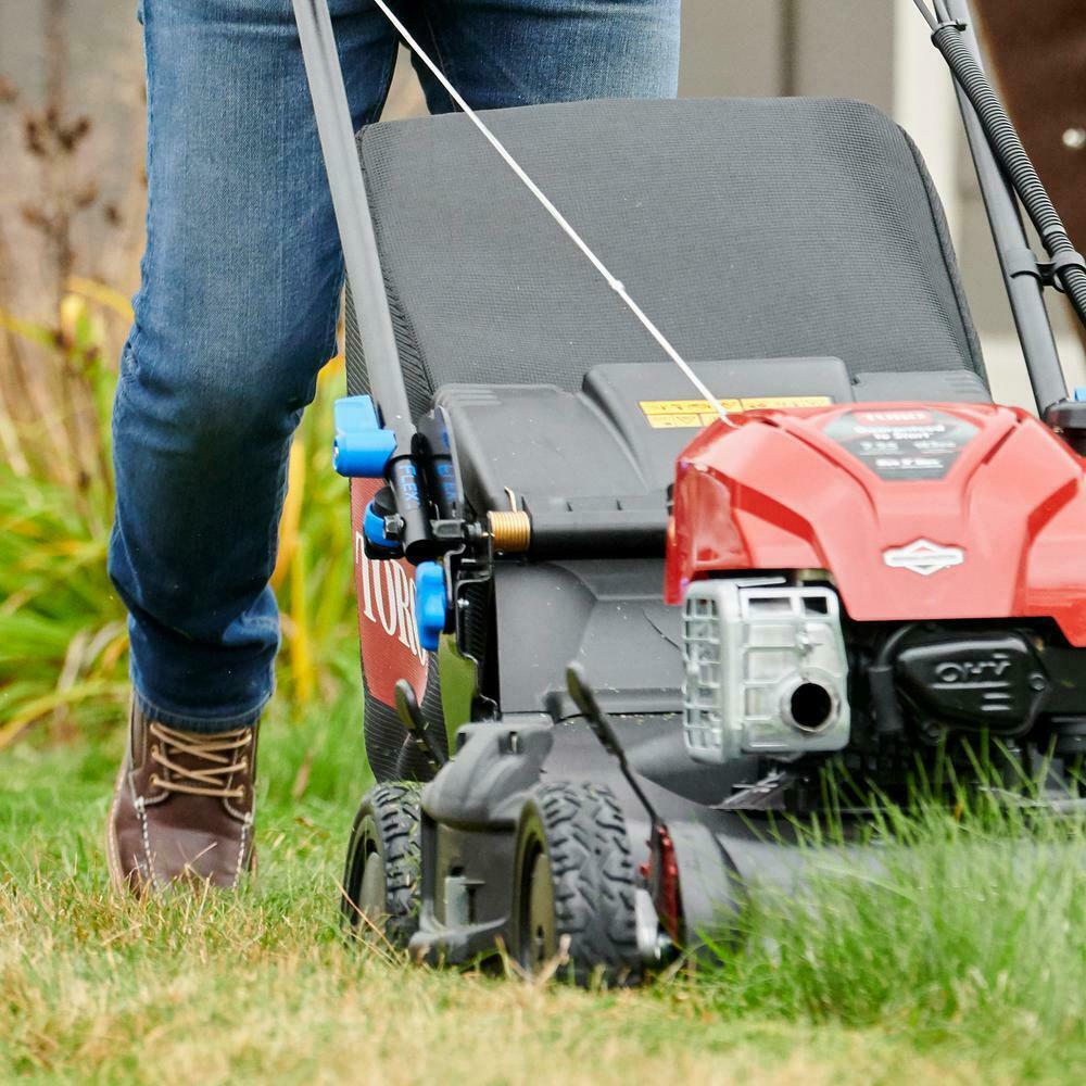 Self Propelled Lawn Mower 21 in. 163cc Engine F Handle Aluminum