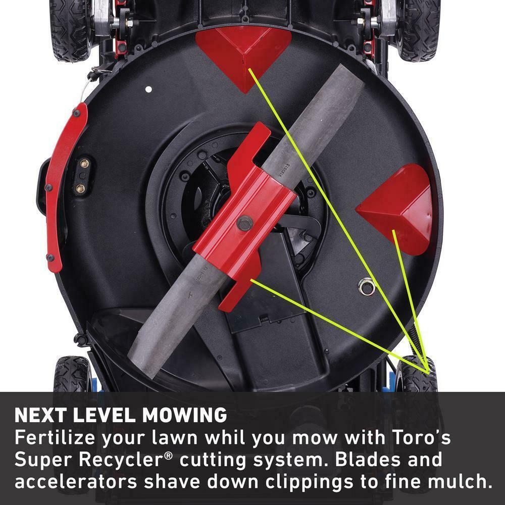 Self Propelled Lawn Mower 21 in. 163cc Engine F Handle Aluminum