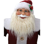 25 in. Musical Christmas Santa Claus with 2 Serving Plates
