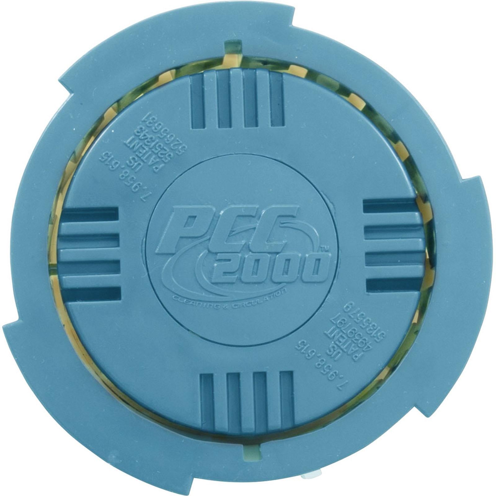Paramount Pools Cleaning Head, Paramount PCC2000, Rotating Nozzle, Light Blue
