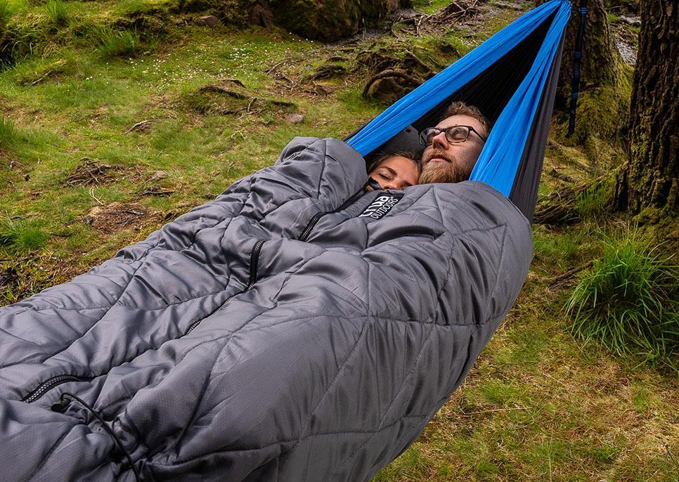 Crua Outdoors Deluxe Quilt Double Sided Quilt with Waterproof Reverse