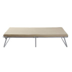 CottaCot 75 in. x 31 in. Steel Frame Memory Foam Mattress Cot