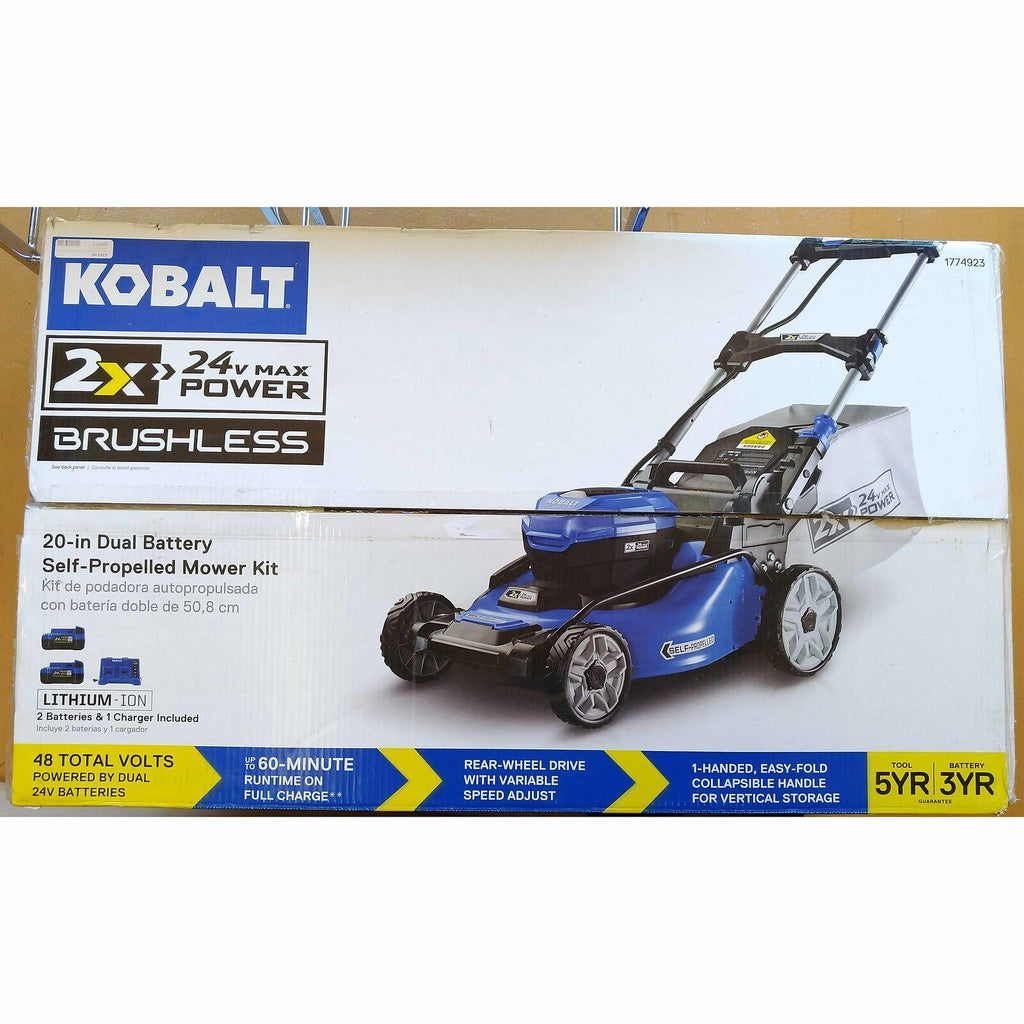 Kobalt 20" 40V Lawn Mower, 2 Batteries & Charger - NIB - **LOCAL PICK UP ONLY**