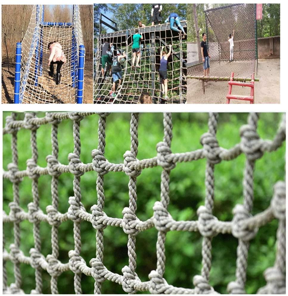 Children's Climbing Net Outdoor Expansion Net Climbing Training Protective Rope Net Railing Protection Net Truck Trailer Network Rope Thick 14mm Mesh 12cm
