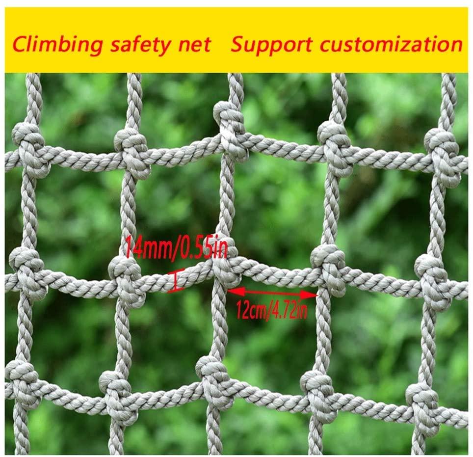 Children's Climbing Net Outdoor Expansion Net Climbing Training Protective Rope Net Railing Protection Net Truck Trailer Network Rope Thick 14mm Mesh 12cm