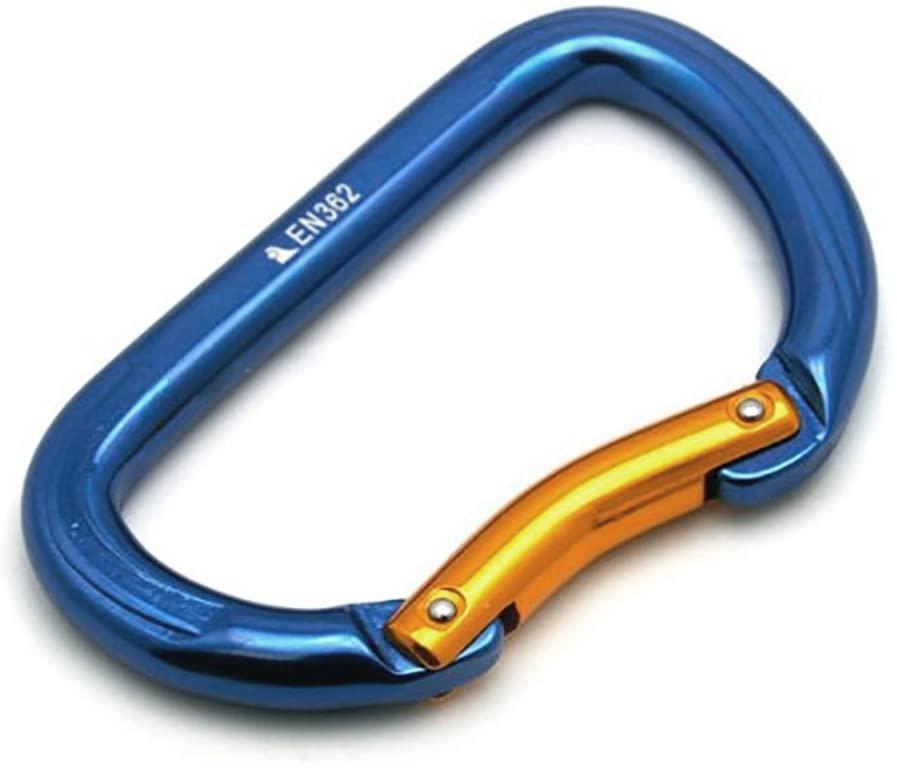 Fusion Climb Aluminum Spiridon Bent Gate Modified D-shaped Carabiner 10-Pack