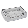 Jax and Bones Standard Textured Linen Sper Bed, Small, Windsor Charcoal