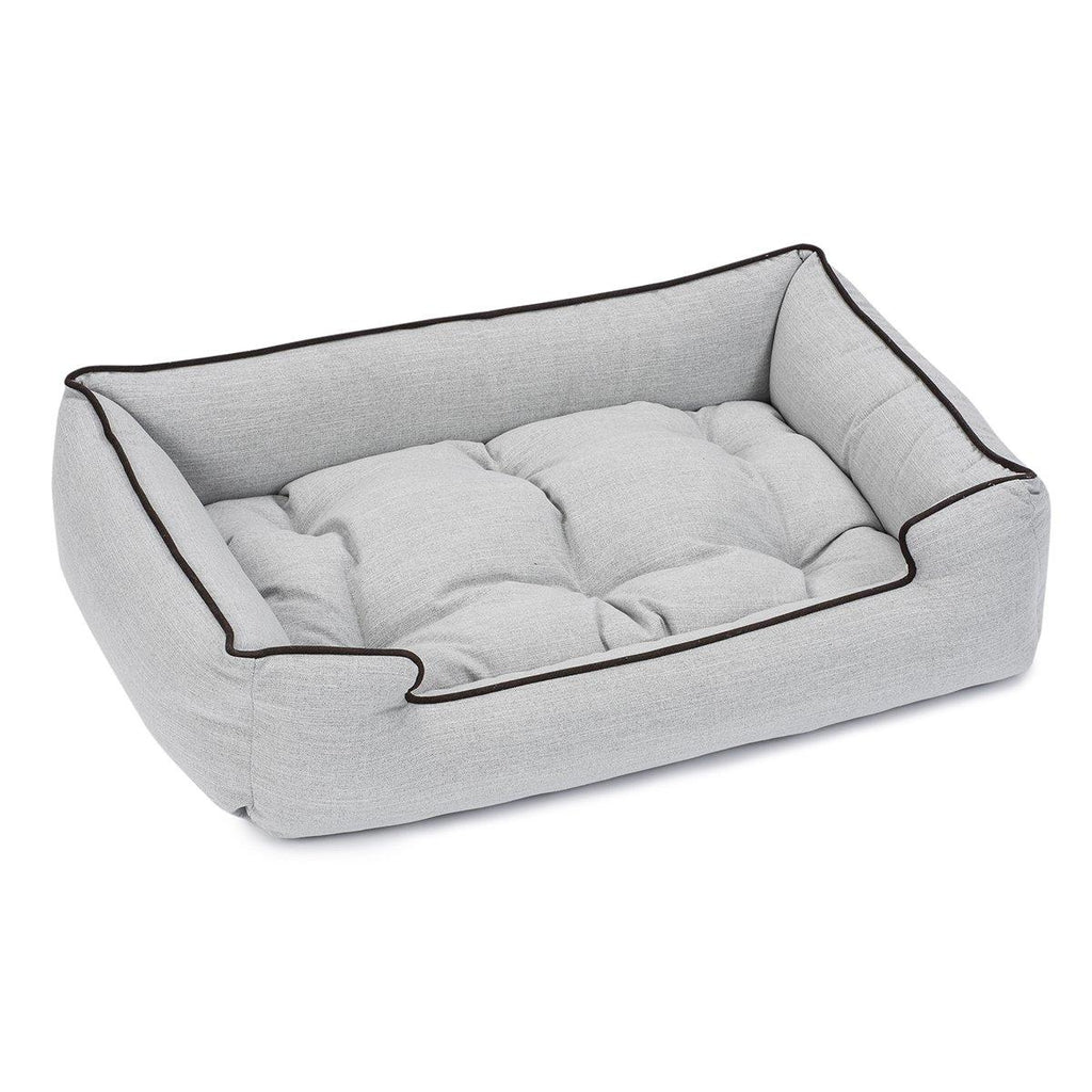 Jax and Bones Standard Textured Linen Sper Bed, Small, Windsor Charcoal