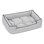 Jax and Bones Standard Textured Linen Sper Bed, Small, Windsor Charcoal