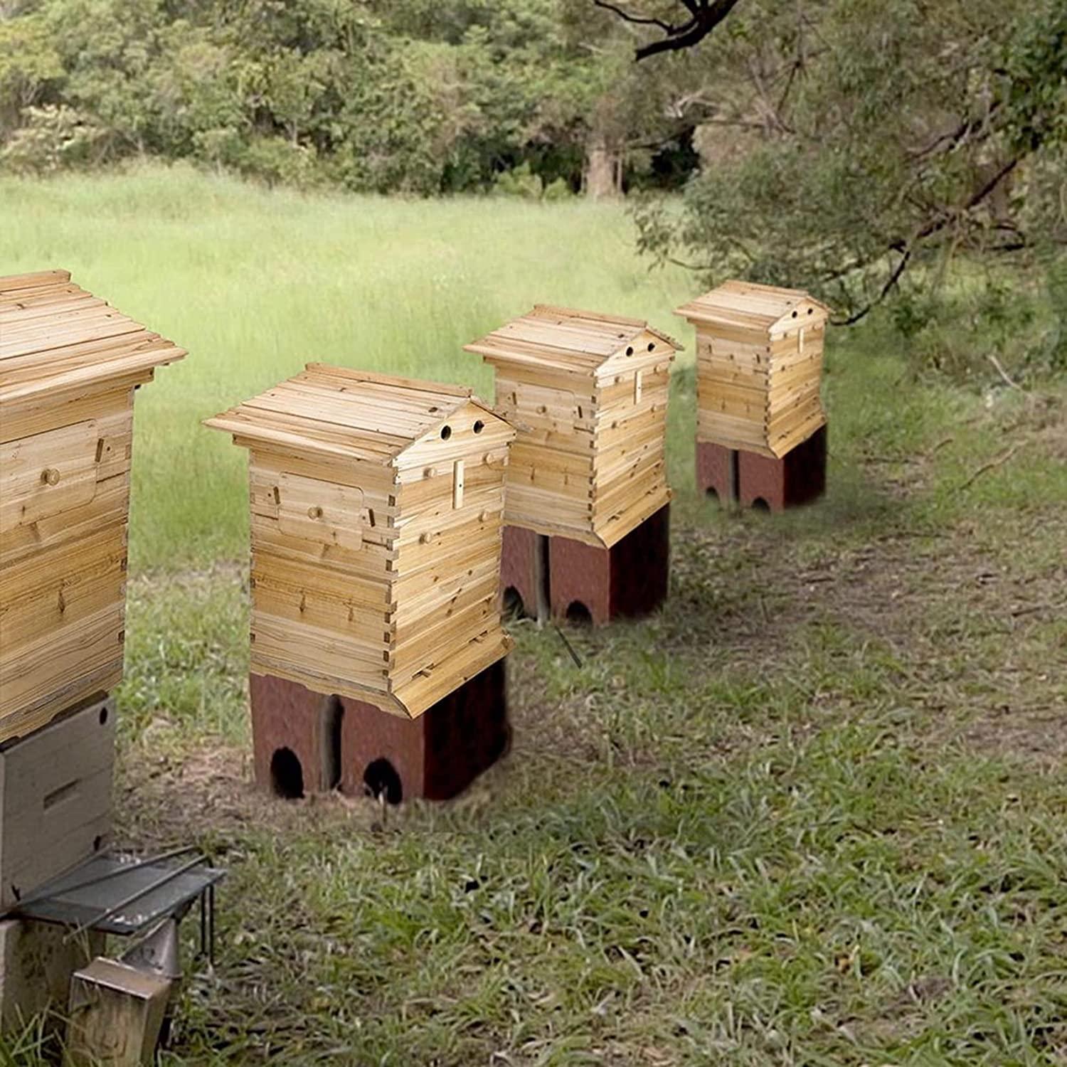 cas wuu automatic honey flow hive beehive frames kit, beekeeping tools beekeeping beehive brood box house