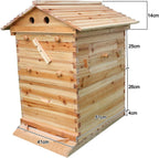 cas wuu automatic honey flow hive beehive frames kit, beekeeping tools beekeeping beehive brood box house