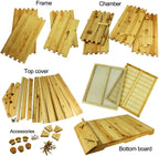 cas wuu automatic honey flow hive beehive frames kit, beekeeping tools beekeeping beehive brood box house