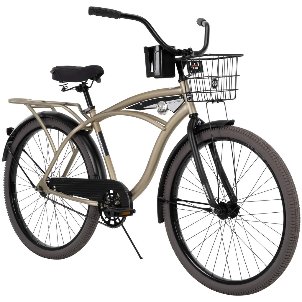 Huffy 26 In. Nel Lusso Men's Single-Speed Comfort Cruiser Bike, Sage
