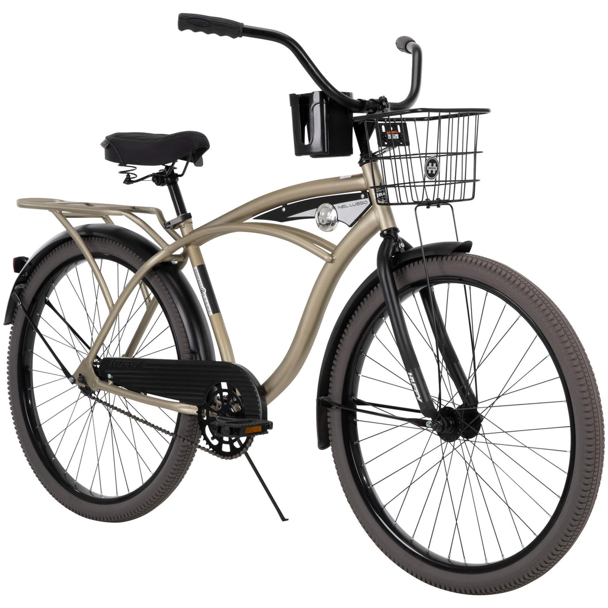 Huffy 26 In. Nel Lusso Men's Single-Speed Comfort Cruiser Bike, Sage