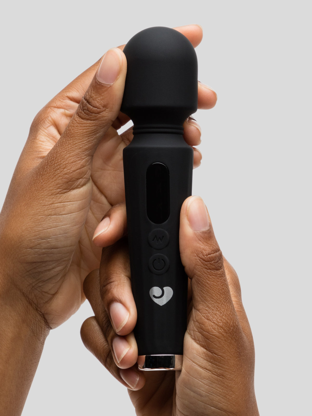 Lovehoney Power Play Rechargeable Mini Wand Vibrator, Black