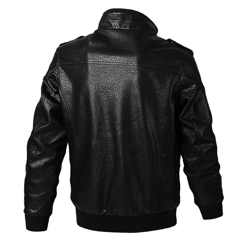 Men's Clothing - Men's Military Tactical Leather Jacket