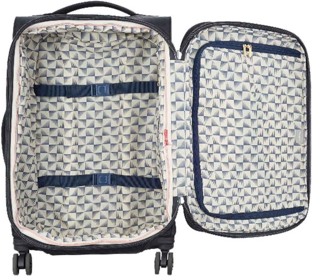 Montrouge Softside Expandable Luggage with Spinner Wheels, Black, Carry-On 21 Inch