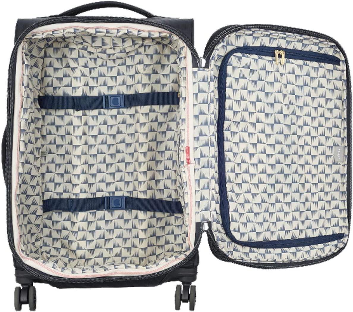 Montrouge Softside Expandable Luggage with Spinner Wheels, Black, Carry-On 21 Inch