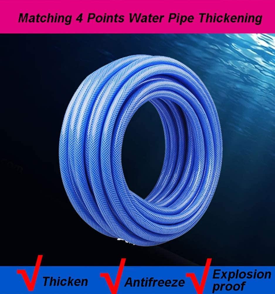 Garden Water Hose Lightweight with Fittings, Extra Strength PVC Flexible Expanding Hose for Lawn Car Pet Garden Watering (Blue) (Size : 25M/82ft)