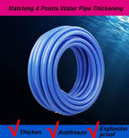 Garden Water Hose Lightweight with Fittings, Extra Strength PVC Flexible Expanding Hose for Lawn Car Pet Garden Watering (Blue) (Size : 25M/82ft)