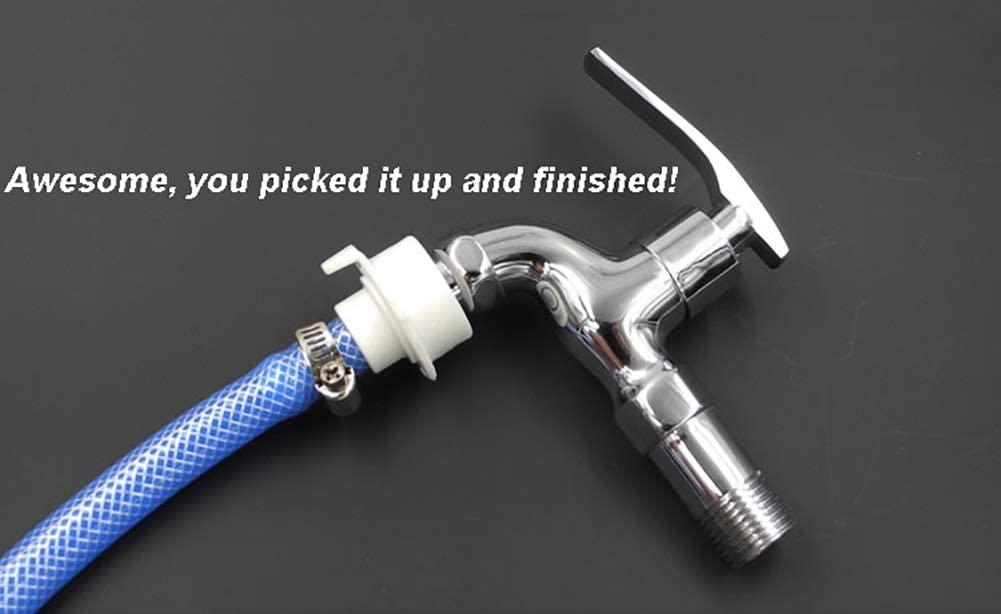 Garden Water Hose Lightweight with Fittings, Extra Strength PVC Flexible Expanding Hose for Lawn Car Pet Garden Watering (Blue) (Size : 25M/82ft)