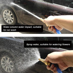 Garden Water Hose Lightweight with Fittings, Extra Strength PVC Flexible Expanding Hose for Lawn Car Pet Garden Watering (Blue) (Size : 25M/82ft)