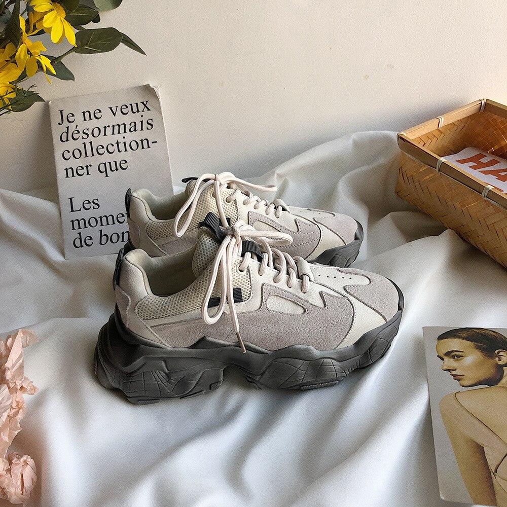Fashion Luxury Vulcanized Women's Chunky Sneakers