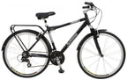 Schwinn Discover 700c Hybrid Bicycle with Full Fenders and Rear Cargo Rack