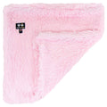 Bessie and Barnie Bubble Gum Luxury Shag Ultra Plush  Fur Pet, Dog, Cat, Puppy Super Soft Reversible Blanket (Multiple Sizes)