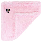 Bessie and Barnie Bubble Gum Luxury Shag Ultra Plush  Fur Pet, Dog, Cat, Puppy Super Soft Reversible Blanket (Multiple Sizes)