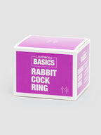 BASICS Vibrating Rabbit Cock Ring, Purple