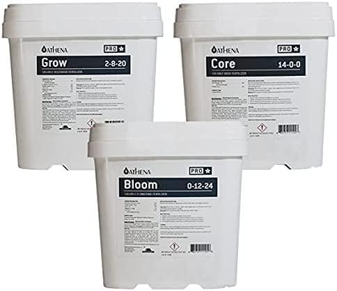 athena pro core three part nutrient mix = grow, core &amp; bloom 10lbs